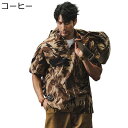 アウトドアシャツ 半袖 メンズ ヘンリーネック Tシャツ 迷彩 カモフラ柄 ゆったり 作業服 ワーク カジュアル 男性用 ミリタリー 上着 通気速乾 大きいサイズ カッコイイ 夏