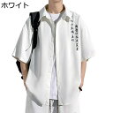 メンズ 半袖シャツ 夏物 カジュアル ゆったり 折り襟 上着 ビジネス アウトドア カーディガン ストリート 快適 速乾 通気性 シンプル 男性用 オシャレ 通勤 通学