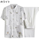 寝巻き チャイナシャツ メンズ 半袖 上下セット 夏服 文字柄 プリント 大きいサイズ 通気性 軽量 薄手 カジュアル チャイナ風 ヴィンテージ 吸汗速乾 武術...