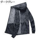 ラッシュガード メンズ 日焼け止め服 ライトジャケット UPF50+ アウター 薄手 おしゃれ ストレッチ 日よけ 耐シワ性 撥水 吸汗速乾 通気性 軽量 登山 釣り 夏 ハイキング フィットネス