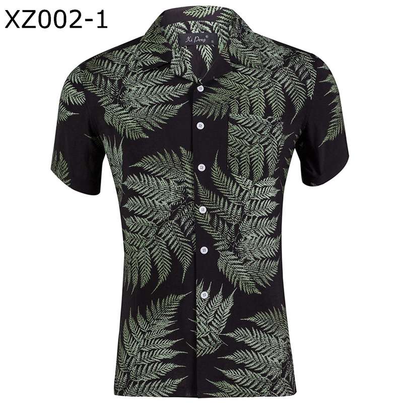 アロハシャツ 葉柄 ハワイシャツ メンズ 開襟 5分袖 襟付き サマー 小さいサイズ ポケット付き 春着 ファッション スキンフィット サーフ系 アロハ風 薄い 汗染み 軽量 吸水性 速乾性 男性 通勤 バカンス ギフト