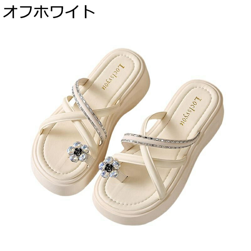 リラックスサンダル サンダル レディース 厚底 軽い 歩きやすい 美脚 高反発 オープントゥ エレガント デイリー 抗菌防臭 身長アップ 外履き 旅行 休暇 海辺 散歩 おしゃれ カジュアル 夏