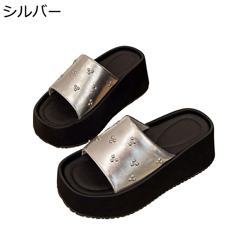 リラックスサンダル レディース サンダル 軽い 歩きやすい 美脚 厚底 ストレッチ オープントゥ 抗菌防臭 身長アップ ビーチ ウォーキング 御洒落 散歩 シンプル 夏用 耐磨耗 長時間履き