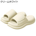 リラックスサンダル サンダル レディース 厚底 安定感 通気性 美脚 高反発 オープントゥ 抗菌防臭 身長アップ 外履き 旅行 休暇 海辺 散歩 御洒落 シンプル 夏 快適 長時間履き コンフォート