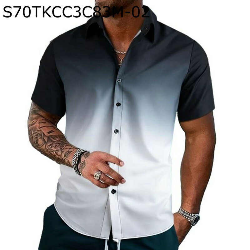 アロハシャツ 花柄 ボタニカルプリント 半袖シャツ カジュアル 開襟 通気 S-5XL ビッグシルエット ゆっ..