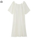 パジャマ ワンピース ガーゼ ルームウェア 半袖 サマー 春着 レディース 胸パッド付き ラウンドネック ネグリジェ 便利服 日系 純色 薄手 ロング 涼しい ...