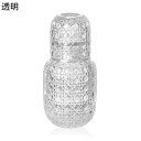 冷水筒 ティーポット ガラスポット ガラス製 レインボーオーラ効果 キラキラ 440ml キッチン・パーティーに最適 ドリンクボトル 洗浄容易 プレゼントにもお...