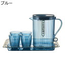 冷蔵庫ポット ドリンクピッチャー ウォータータンク 3000ml 麦茶ポット 広口デザイン 透明 冷水筒 目詰まり防止 蓋付き 耐熱耐冷 割れにくい 軽量 水差...