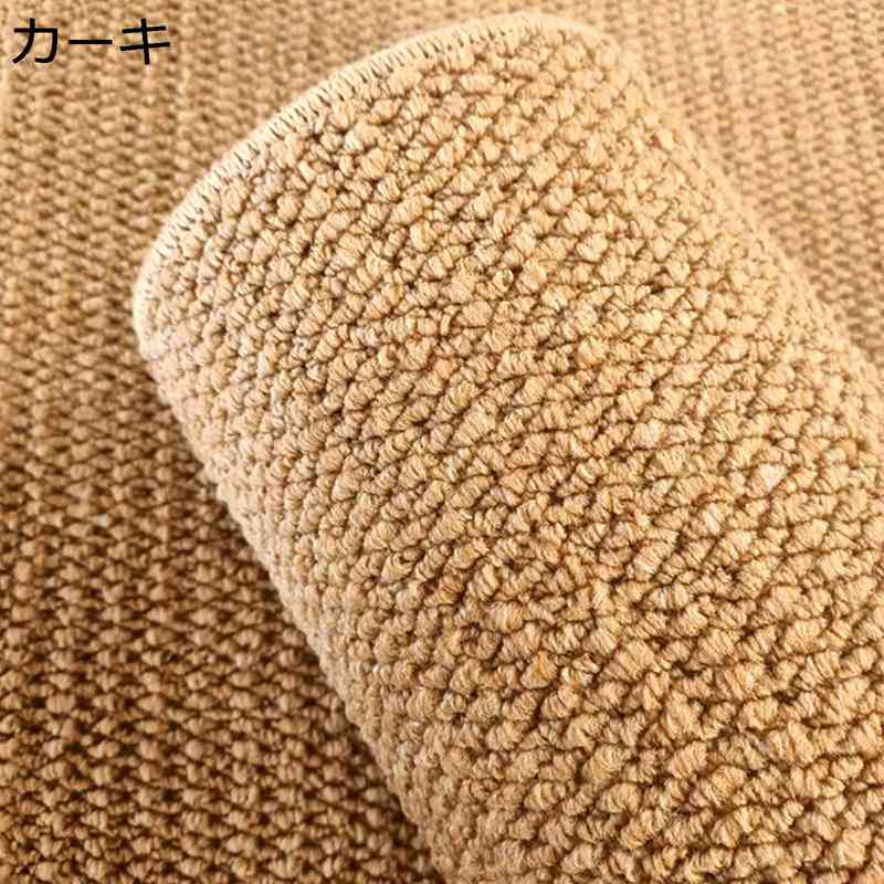 センターマット サイザル麻 手織り ラグマット 猫 爪とぎ 滑り止め裏地付き 大判 シンプル 通気性 低反..