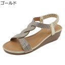サンダル レディース キラキラ ギフト 結婚式 ストラップサンダル 厚底 安定感 通気性 美脚 ストレッチ オープントゥ 静音 身長アップ 外履き 旅行 休暇 ...