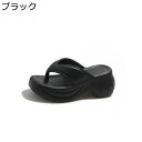 トングサンダル サンダルスリッパ レディース 厚底 軽い 歩きやすい 美脚 ストレッチ オープントゥ 抗菌防臭 身長アップ ビーチ ウォーキング 散歩 オシャレ...