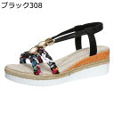 バックルサンダル レディース サンダル 安定感 通気性 美脚 厚底 リゾート パーティー オープントゥ やわらか 身長アップ ボヘミア ビーチ ウォーキング フ...