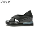 厚底サンダル サンダル レディース ウェッジソール 軽量 コンフォート デイリー シンプル オフィス 職場 静音 歩きやすい 通気性 クッション 防滑防臭 長時...