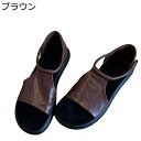 レディース サンダル 柔らかい フラットシューズ 歩きやすい コンフォート ビーチサンダル レトロ オープントゥ 夏 軽量 通気性 滑らない カジュアル オフィス アウトドア