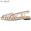 レディース サンダル 編み込みストラップ フラットシューズ 疲れにくい 歩きやすい ぺたんこ靴 夏用 軽量 コンフォート 蒸れない 滑らない カジュアル オフィス ウォーキング