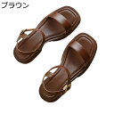 レディース サンダル ローヒール ストラップサンダル シンプル 疲れにくい 歩きやすい 夏 おしゃれ 快適 通気性 大きいサイズ 婦人靴 デイリー 通勤 オフィス 旅行