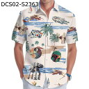 アロハシャツ メンズ 大きいサイズ ハワイシャツ 開襟 花柄 ビーチシャツ S-5XL 薄手 ゆったり リラックスフィット 通気速乾 祭り 花火 3Dプリント ...