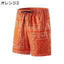 サーフパンツ 短パン メンズ ペイズリー柄 総柄 ビーチウェア 水着 海水ショーツ 多色 半ズボン スイムウェア 薄手 速乾 水陸両用 ショートパンツ ウエスト調整可能 ハイキング サーフィン 春 夏