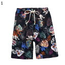サーフパンツ メンズ ショーツ エスニック 総柄 海水パンツ 水着 通気性 速乾 ヴィンテージ 夏用 水陸両用 海パン ボードショーツ ビーチウェア ウエスト調整可 半ズボン 散歩 サーフィン プール