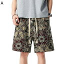 サーフパンツ メンズ 水着 海水パンツ レトロ 花柄 ショーツ 速乾 通気性 夏用 水陸両用 海パン ビーチウェア ボードショーツ ウエスト調整可能 ポケット 半ズボン アウトドア ジョギング ?外