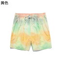 サーフパンツ メンズ ショーツ 海水パンツ 絞り染風 水着 通気性 速乾 春夏着 メッシュインナー 水陸両用 ボードショーツ 海パン ビーチウェア ウエスト調整可能 半ズボン キャンプ 釣り ラフティング