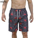 サーフパンツ 水着 海水パンツ アロハ風 メンズ 夏用 春着 スイムウェア 半ズボン ビーチウェア ウエスト調節可能 通気速乾性 水陸両用 短パン 海パン 男性用 ひんやり おしゃれ ラフティング 部屋着 散歩