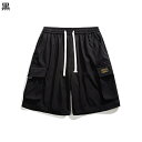 ショートパンツ カーゴパンツ メンズ ビーチウェア 半ズボン スポーツショーツ 夏 ウエストゴムひも 速乾通気性 短パン 男性用 コーディネート ひんやり オシャレ トレーニング アウトドア キャンプ