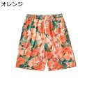 海水パンツ メンズ サーフパンツ 水着 水陸両用 短パン ハワイアン 花柄 アロハ風 ビーチウェア ショーツ 柔軟性 涼しい 速乾 ウエストゴム紐 半ズボン コーディネート 春夏着 薄い キャンプ 旅行 海辺
