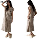 レディース ルームワンピース ノースリーブ カップ付き パジャマ 夏服 春 プルオーバー ロング丈 ネグリジェ 綿 半袖 丸首 寝衣 肌着パジャマ お風呂上がり...