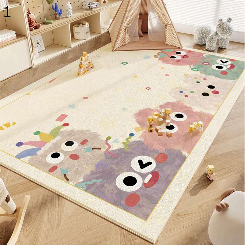 チェアマット 床保護カーペット 子供部屋 大判 プレイマット 可愛い デスクチェア 滑り止め 静音 防音 防カビ 防滑 床保護 ソフト おしゃれ 床暖房対応 洗える チェア下 オフィス デスク下 椅子
