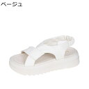 レディース サンダル 厚底 バックストラップ伸縮性 ビーチサンダル カジュアル フラット 歩きやすい 疲れにくい サマーシューズ 夏 スリッポン 通気性 ぬげ防止 旅行 通勤 アウトドア