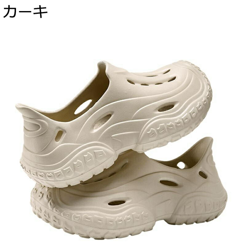 ビーチサンダル クロッグサンダル EVA厚底 身長アップ メンズ 夏 蒸れない 外内履き 蒸れない 防水 滑り止め ノンスリップ アウトドア 通学 日常 作業靴 キャンパス カジュアル