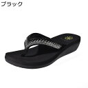 厚底サンダル レディース トングサンダル 厚底 軽い 歩きやすい キラキラ 美脚 高反発 オープントゥ やわらか モダン 身長アップ 外履き 旅行 休暇 海辺 ...