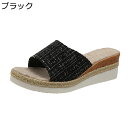 厚底サンダル レディース サンダル 軽い 歩きやすい 美脚 ニット ウェッジソール 厚底 ストレッチ オープントゥ 抗菌防臭 身長アップ 外履き 旅行 休暇 海...