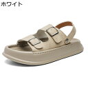 サンダル スニーカーサンダル メンズ 吸汗防臭 ファッション ダブルモンクストラップ 蒸れない 通気 旅行 快適 運転 耐久 着脱簡単 衝撃吸収 滑り止め 夏 カジュアルシューズ スリッポン