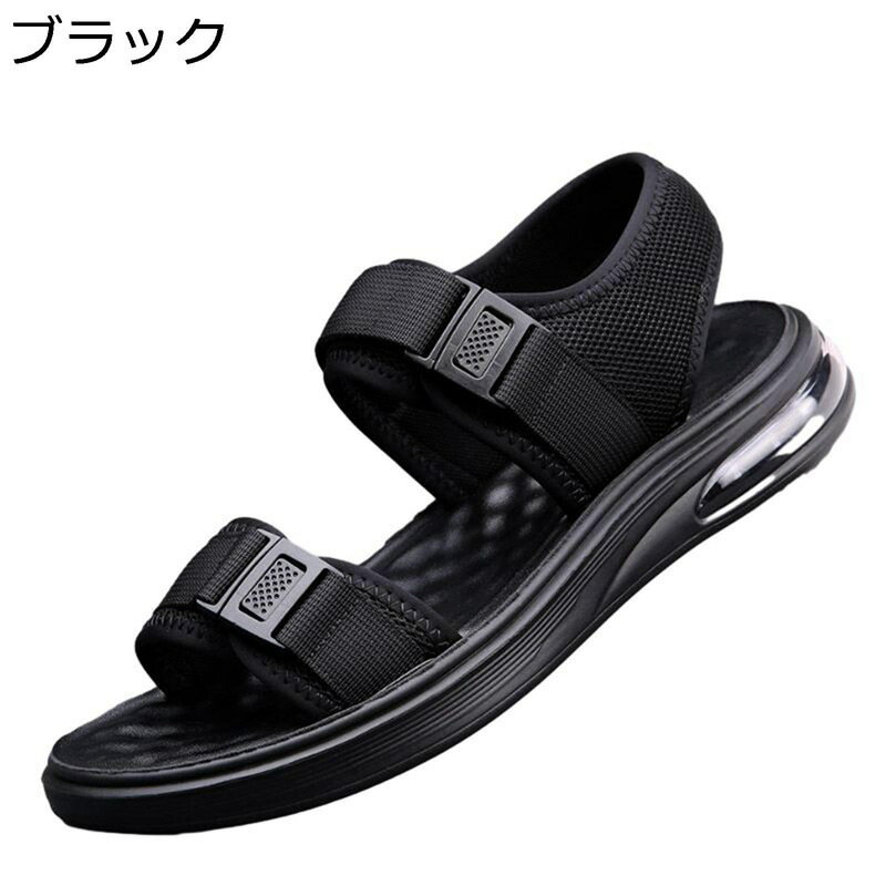 スポーツサンダル ビーチサンダル メンズ 吸汗防臭 おしゃれ 蒸れない 通気性 旅行 快適 運転 耐久性 着脱簡単 2way アウトドア 歩きやすい 静音 夏 カジュアルシューズ スリッポン
