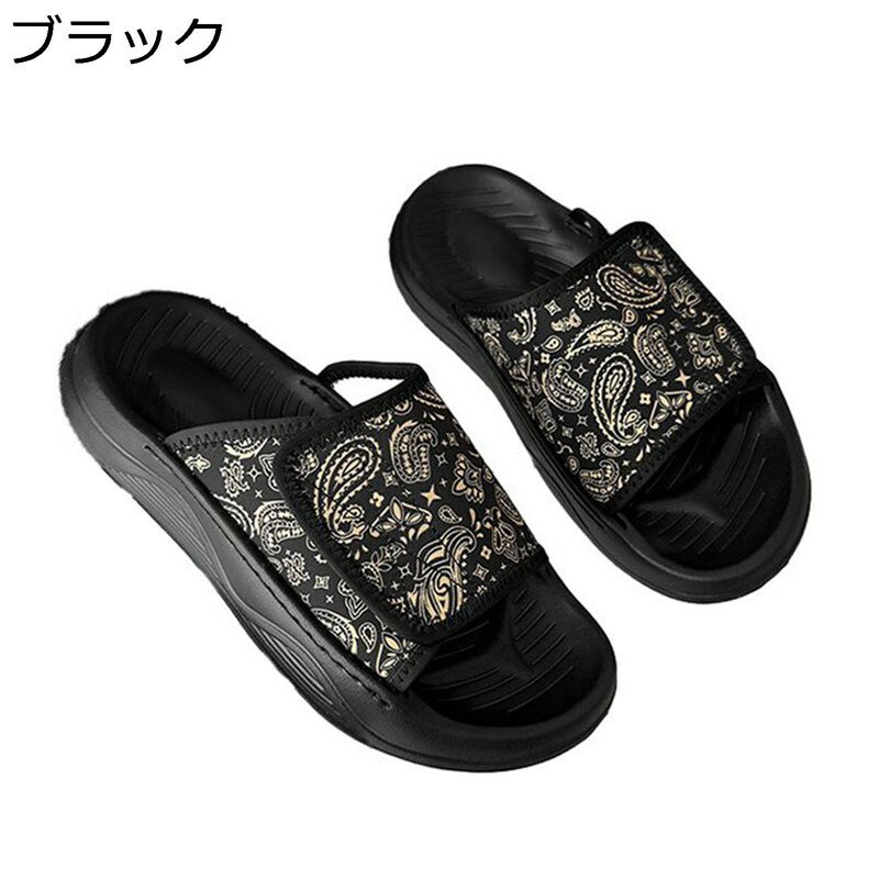 ビーサン スリッパ アウトドアサンダル メンズ 吸汗防臭 ファッション 蒸れない 通気性 コンフォート ビーチ 海辺 海 耐久性 着脱簡単 柔軟 速乾 防滑 夏 カジュアルシューズ スリッポン