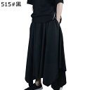 サルエルパンツ 袴 メンズ ワイドパンツ オーバーサイズ アシンメトリー ガチョウパン アシンメトリー デザイン性 個性的 軽量 大きいサイズ 裾広がり コーディネート ゆるゆる ヨガウェア