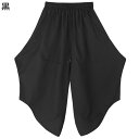 袴パンツ メンズ ワイドボトムズ 変形 ガチョウパンツ サルエルパン ロング丈 ダーク系 ユニセックス バルーン 春夏秋用 窮屈感のない 闇系 個性的 病み系 無地 薄い ダンス服 原宿 練習 部屋着
