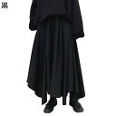 メンズ 袴パンツ サルエルパンツ クール系 窮屈感のない 真っ黒 大きいサイズ ガチョウパン アシンメトリー ワイドボトムズ 原宿系 ダーク 春夏秋着 裾広がり アラジン 無地 お出かけ ヨガ ゆるゆる