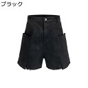カーゴパンツ デニムパンツ ショート丈 Gパン メンズ 短パン 夏用 サマー フリンジ ワーク 透気 薄手 涼しい ヴィンテージ ヒップホップ ロック リラックス お洒落 男女兼用 デイリー お出掛け トラベル