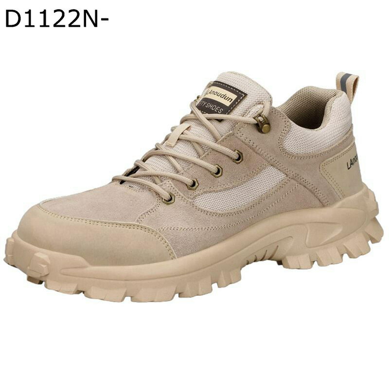 安全靴 スニーカー 作業靴 メンズ 鋼製先芯入り ローカット 釘踏み抜き防止 衝撃吸収 耐摩耗 通気性 セ..