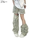 デニムパンツ 2way 取り外し可能 メンズボトムズ ショーツ/長ズボン転換 個性的 ワイドパンツ Gパン ジーパン カジュアル ジーンズ ルーズ お洒落 四季使用 モード系 着回し力ピカイチ