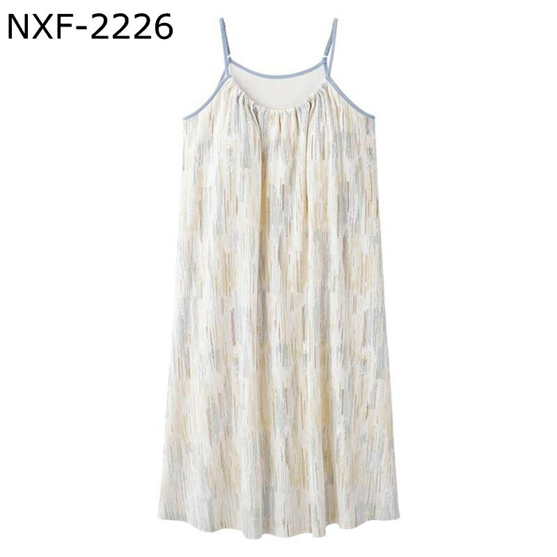 ナイトウェア レディース 綿100% ノースリーブ 婦人パジャマ 大きいサイズ ルームウェア ネグリジェ パ..