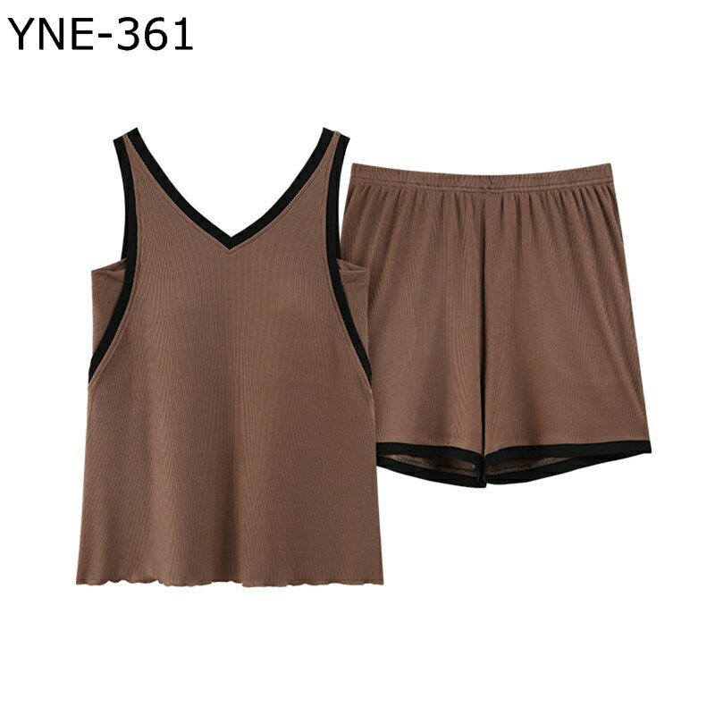 ルームウェアセット 冷感 夏 パジャマ レディース 無袖 タンクトップ ショーパン 上下セット 胸パッド..