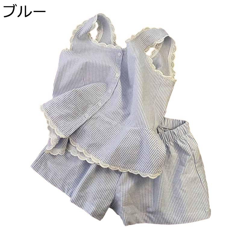 パジャマ レディース 無袖 キャミソール 夏用 ルームウェア 部屋着 寝巻き 上下セット ショートパンツ 薄手 通気性 吸湿 肌に優しい おしゃれ 可愛い リラックス