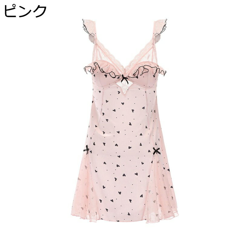 ルームウェア キャミワンピース ネグリジェ 夏 パジャマ レディース 無袖 チュール レーヨン 柔らかい ..