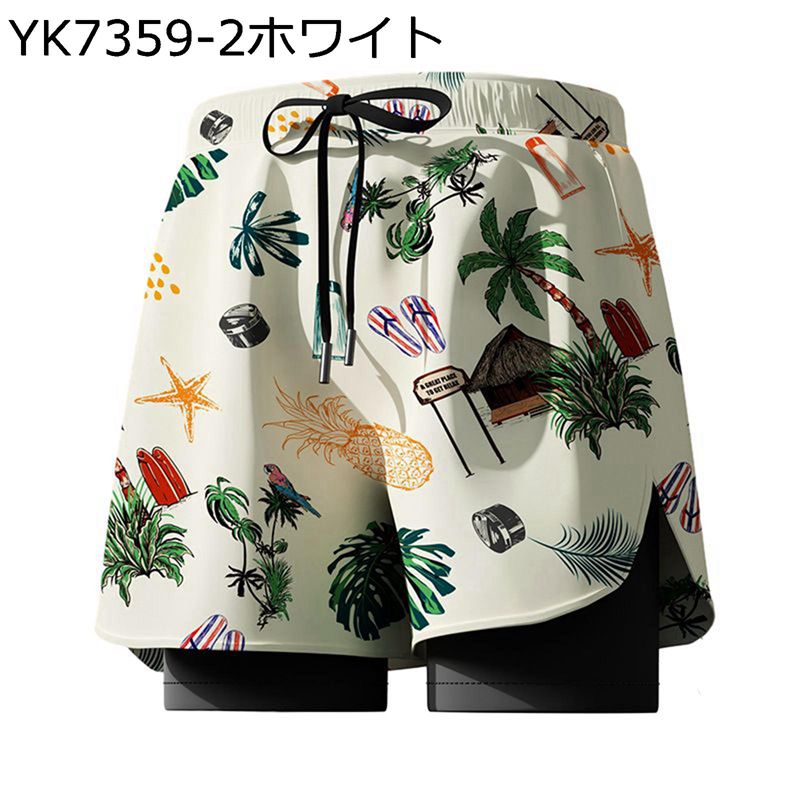 メンズ 水着 ビーチパンツ ボードショーツ ショーツ Swimwear フィットネスウェア マリンスポーツ ジム スポーツ 大人 ビーチ おしゃれ 海水 競泳用...