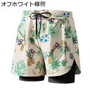 水着 メンズ ビーチパンツ ボードショーツ ポケット ショーツ 可愛い 吸汗速乾 Swimwear プール プレゼント 海水 ボタニカル柄 フィットネス ジム サウナ スイム 乾抗菌 通気性 吸汗