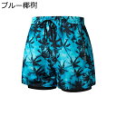 メンズ 水着 海水パンツ サーフパンツ ショーツ Swimwear スポーツ ビーチ おしゃれ 海水 フィットネス ジム 着痩せ 運動用 紫外線対策 吸汗 マリンスポーツ 吸汗速乾 ボタニカル柄 サウナ 水泳